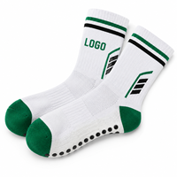 Chaussettes de football professionnelles pour hommes, respirantes, anti-humidité, antidérapantes, avec coussinets et grip, chaussettes de sport à base de tissu éponge