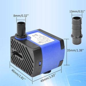 Conquerall ปั๊มหมุนเวียน4W, 74GPH การไหลปรับได้สำหรับน้ำพุโต๊ะไฮโดรโปนิกส์ - Product Image 2