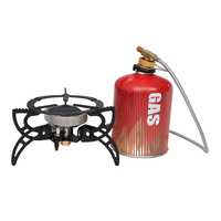 Vente en gros Réchaud à induction léger et coupe-vent Mini réchaud à gaz de cuisson portable pliable pour le camping