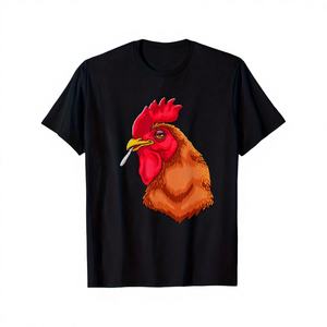 T-shirt de loisirs pour homme KW MODA, modèle imprimé uni standard pour le printemps/été KWDM01-4016a, fabriqué en Chine - Product Image 1