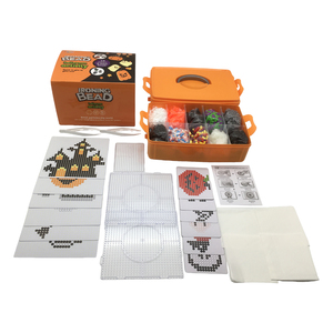 Venta al por mayor 8000 unids/caja Pegboard Perler Beads Set 10 colores patrones de <span class=keywords><strong>Halloween</strong></span> 5MM <span class=keywords><strong>Hama</strong></span> Bead Diy juguetes para niños - Product Image 5