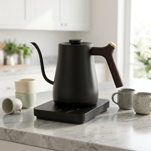 Portable Cordless Low <strong>Wattage</strong> Healthy Gooseneck Electric <strong>Kettle</strong> Keep Warm Function for Travel Camping Home Office Household Use - Product Image 1