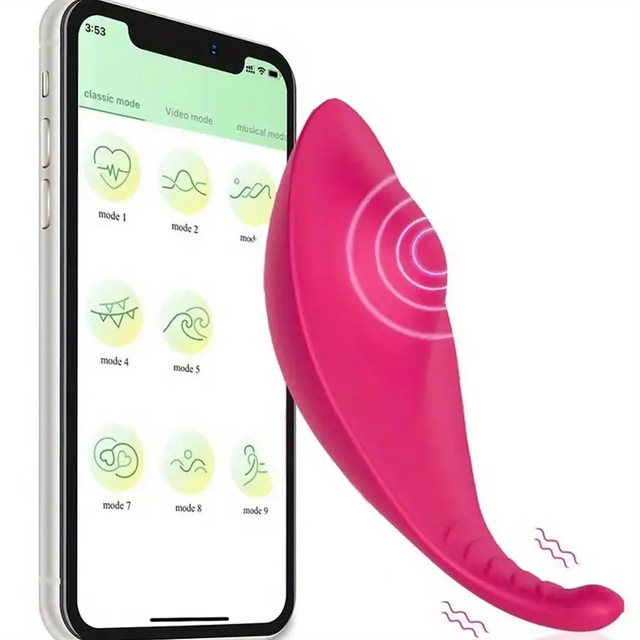 CADO New Silicone Adults Wearable Long Phone Controlled Wireless Pantie Toy App Control Vibrator for Woman