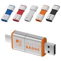 Gitra Dual Push Out Tipo C OTG USB 3,0 Memory Stick Phone Flash Drive Pendrives externos 64GB 128GB para tabletas de teléfonos Android