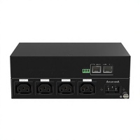 Séquenceur d'alimentation 4 ports contrôlable via boutons, RS232 et interface Web-GUI