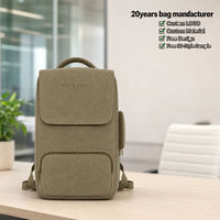 Sac à dos pour ordinateur portable imperméable en polyester, souple, 36-59 L, unisexe, avec fermeture éclair, pour les voyages d'affaires