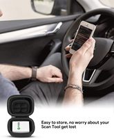 Estuche para Herramienta de Diagnóstico de Automóviles FIXD, Escáner OBD2 Bluetooth, Herramienta de Diagnóstico, Bolsa de Almacenamiento Portátil Mini Compacta