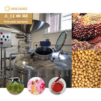 Cuve de mélange chauffée à performance stable pour l'extraction d'huile essentielle de thym par distillation et séparation