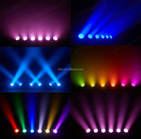 Lumière de scène à tête mobile LED Wash 19*15w RGBW 4 en 1 avec zoom et bande 220W Mode de contrôle DMX512 pour discothèque club nuit DJ