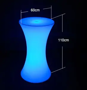 Light up bar Table / Illuminated Led Table/Glowing Led Cocktail Table