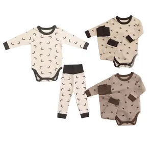 Macacão europeu com zíper para bebês, macacão de algodão com mangas compridas, estilo danês, 2023