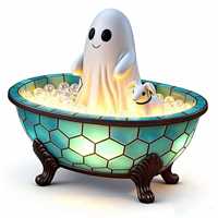 Figurine de fantôme mignon en résine blanche, plusieurs styles, pour la saison effrayante, décoration d'intérieur