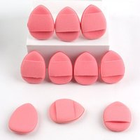Esponja de seda con forma de gota de agua cosmética profesional, esponja de seda con logotipo personalizado para maquillaje facial y de ojos