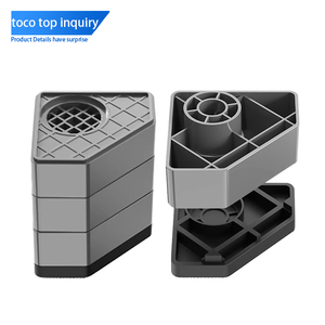 Toco grigio asciugatrice <span class=keywords><strong>lavatrice</strong></span> Anti-vibrazione cancellando i cuscinetti in gomma Anti-passo antiscivolo supportano piedi riduzione del rumore di Shock - Product Image 6