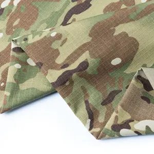 Fabric Factory Wholesale Twill 100% Cotton Material Generic Camouflage Fabric Hunting CAMO Casual Clothing Turban Hat