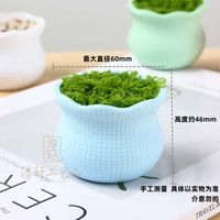 Pot de fleurs en plastique de taille moyenne à faire soi-même, pot créatif pour plantes succulentes avec corde de chanvre, accessoire de décoration intérieure avec grand trou de drainage au sol