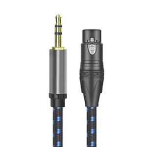 Cable <span class=keywords><strong>XLR</strong></span> a 3,5mm hembra desequilibrada <span class=keywords><strong>XLR</strong></span> a Mini Conector estéreo de 1/8 pulgadas Cable de micrófono auxiliar Cable de micrófono - Product Image 2