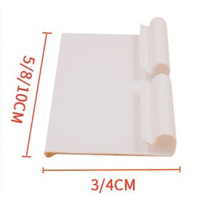 จีนจัดหาตะกร้าลวดพร้อมป้าย PVC แบบกำหนดเอง ที่ยึดป้ายราคาแบบมีแถบกาวสำหรับตะขอแขวนชั้นวางลวดและผนังแบบ Slatwall - Product Image 2