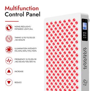 Professionale Infra vicino a infrarossi pannelli 660nm 850nm 1060nm OEM dispositivo intelligente 1750w corpo pieno Led luce rossa pannello di terapia - Product Image 5