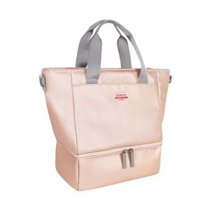 Bolsa térmica cruzada para mamá y bebé, mochila portátil de gran capacidad con cremallera para biberones y USB, ideal para viajes transfronterizos. - Product Image 3