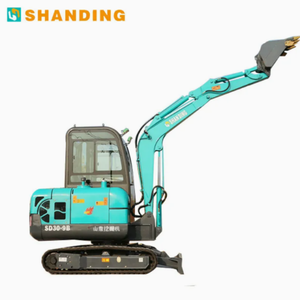 Factory wholesale Mini Excavator 3Ton Kubota Engine Mini Digger EURO5 Garden 1 Ton 2 Ton Excavator Home Micro Excavator - Product Image 1
