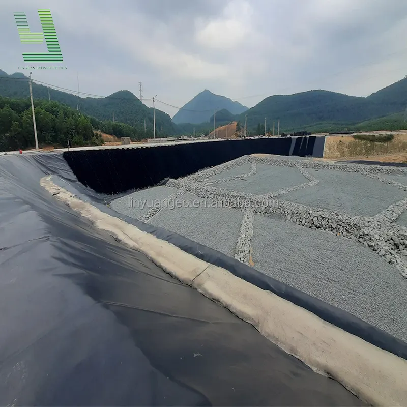 Geomembrane लाइनर कीमत एचडीपीई geomembrane चीन में अस्तर निविड़ अंधकार कम लागत 1mm एचडीपीई geomembrane
