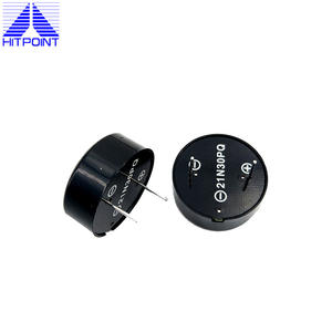 Nuevo Zumbador Piezoeléctrico Activo Miniatura HITPOINT 12Vdc 3000Hz Montaje PIN PK-21N30PQ - Product Image 4