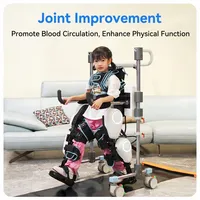 Exosquelette médical pour membres inférieurs pour les maladies de la myoparesie atrophique (SMA) et du myoparesie musculaire dégénérative (DMD), robot de rééducation pour les lésions cérébrales, entraîneur de marche intelligent pour les troubles neuromusculaires