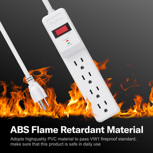 Tiêu chuẩn Mỹ điện dải ETL 4 ổ cắm điện thanh mở rộng ổ cắm điện chuyển đổi với ổ cắm - Product Image 4