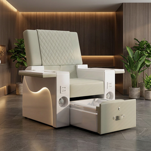 Sillón de Pedicura con Masaje Completo, Cama para Extensión de Pestañas, Sillón Profesional para Salón de Belleza - Product Image 1