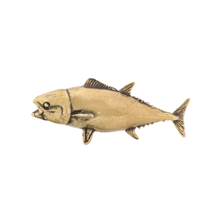 Ретро латунные украшения глубоководный тунец латунь ремесла имитация коллекции рыб - Product Image 6