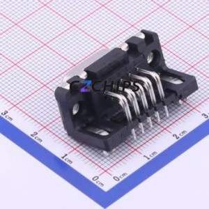 9661536612 D-Sub/VGA Connector Bent Lead Through Hole Connector Female 9P Right Angle Insert 2 - Product Image 2