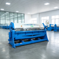 Machine de pliage semi-automatique pour tôles en acier inoxydable, aluminium et acier au carbone CNC 2500 mm, épaisseur 0-4 mm, facile à utiliser