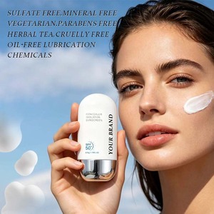 <span class=keywords><strong>Protector</strong></span> <span class=keywords><strong>Solar</strong></span> Mineral Incoloro SPF50+ de Marca Privada Personalizada para el Cuidado de la Piel Coreana con Óxido de Zinc, Utilizable como Crema <span class=keywords><strong>Facial</strong></span> - Product Image 1