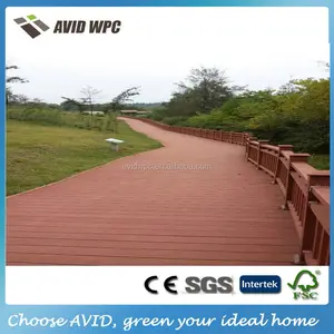 Eco-friendly Outdoor Hollow Wood Plastic Composite Decking 40MM Thickness Wpc Garden Landscaping Decking Board