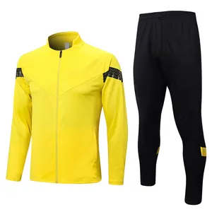 24-25 High Quality Men's Sports Long Sleeved Football Jersey Breathable And Comfortable Training Suit With Long Pull