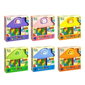 Ensemble <span class=keywords><strong>de</strong></span> 13 blocs <span class=keywords><strong>de</strong></span> construction en gelée pour tout-petits, jouet sensoriel extensible et torsadable, briques souples russes, <span class=keywords><strong>jeu</strong></span> <span class=keywords><strong>de</strong></span> puzzle maison - Product Image 1