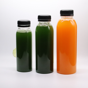 Wholesale 8oz 12oz 16oz <b>clear</b> Food Grade Pet square Beverage Plastic Juice and <b>Water</b> <b>Bottle</b> with Cap - Product Image 5