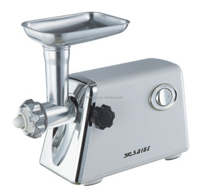 Aparato de cocina <span class=keywords><strong>manual</strong></span> y eléctrico de escritorio para el hogar con picadora y rebanadora de <span class=keywords><strong>carne</strong></span> con motor de cobre - Product Image 1