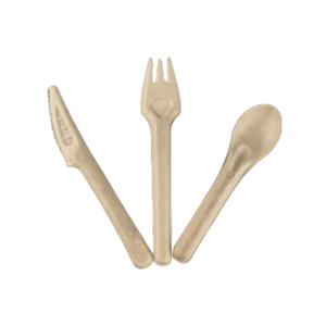 Juego de Cubiertos de cena sin BPA hecho de posos de café Juego de cubiertos de diseño clásico sostenible Juego de Cubiertos de viaje ecológico Juego de cubiertos - Product Image 3