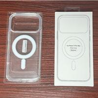 Coque de Téléphone Antichoc Transparente Compatible avec Recharge Sans Fil pour iPhone 17 Pro Max Air 16 15 14 13 12 11 XR XS 7 8 Plus