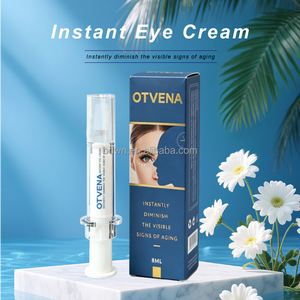 OTVENA Crema Reparadora Instantánea Vegana y Orgánica para el Contorno de <span class=keywords><strong>Ojos</strong></span> con Vitamina E 8ml, Crema de Péptidos <span class=keywords><strong>Antiarrugas</strong></span> para Eliminar Bolsas en los <span class=keywords><strong>Ojos</strong></span> - Product Image 1