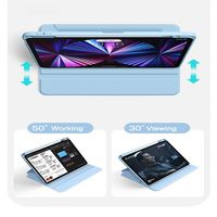2023 Yeni Gelen Rekabetçi Fiyatlı PU Deri Akrilik Ultra İnce 360 Derece Dönebilen Tablet Kılıfı 10.2/10.5/10.9/11/12.9'' için