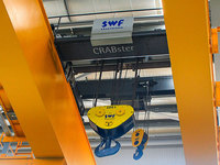 Palans à câble électrique SWF 0,5t~10t, palans à chaîne KONECRANES SWF pour pont roulant