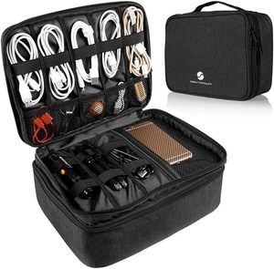 Free sample Electronics Organizer Travel <b>Case</b>, <b>Small</b> Cable Organizer Bag for Essentials, Tech Organizer as Accessories - Product Image 1