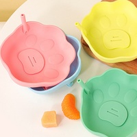 Support à glaces en silicone réutilisable pour enfants, anti-goutte, facile à nettoyer, résistant aux éclaboussures, plateau pour cornets de crème glacée