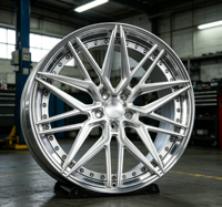 Jantes en alliage forgé JWYC à bord poli brossé pour voitures particulières 5X114.3 5X120, moyeu de rechange pour BMW Audi