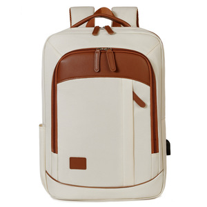 Hot Sale Fashion Geometric Large Capacity Waterproof Expandable Unisex <b>Laptop</b> <b>Backpack</b> USB Zipper Oxford Physiological Curve - Product Image 2