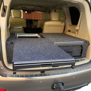 Tiroir coulissant VRD4X4 pour benne de pick-up Nissan Patrol Y62, avec support pour réfrigérateur, tiroir à roulettes 4x4, servant de lit pour le camping et les voyages tout-terrain - Product Image 5