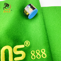 BenX PNS888 Nappe pour table de billard et table de billard 8ft 9ft 12ft Tissu en laine vert